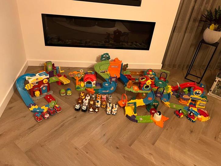 VTech Zoef Zoef Dieren & Toet Toet Auto's, Kinderen en Baby's, Speelgoed | Overig, Zo goed als nieuw, Jongen of Meisje, Ophalen