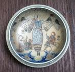 Heel bijzondere aardenwerk wandschotel Maria met kind, Antiek en Kunst, Ophalen of Verzenden