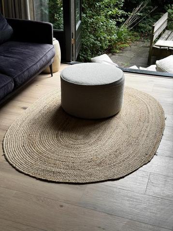 Mooi ovaal jute vloerkleed – naturel beschikbaar voor biedingen