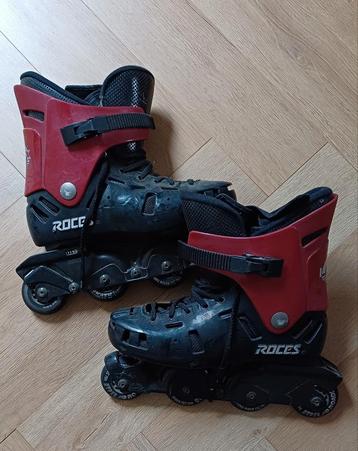 Roces zwarte rode skates heren 45/46 zwart rood skeelers
