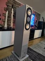 Elac fs-127 luidsprekers, zilver, nette staat,prima werkend., Zo goed als nieuw, 120 watt of meer, Front, Rear of Stereo speakers