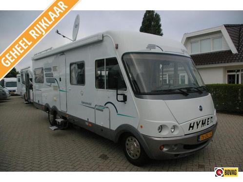 Hymer B 754 Fransbed, Hefbed, 2x airco, IN ZEER GOEDE STAAT., Caravans en Kamperen, Campers, Integraal, Hymer, Diesel, Handgeschakeld