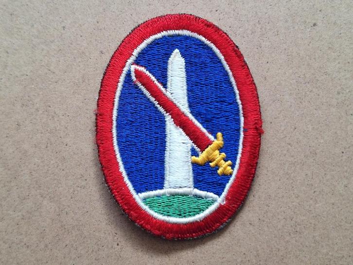 WWII US Military district of Washington patch, Verzamelen, Militaria | Tweede Wereldoorlog, Embleem of Badge, Amerika, Verzenden