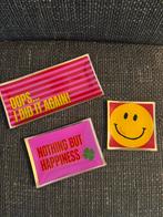 Vrolijke schoteltjes, Huis en Inrichting, Keuken | Servies, Ophalen, Zo goed als nieuw, Overige stijlen, Kop(pen) en/of Schotel(s)