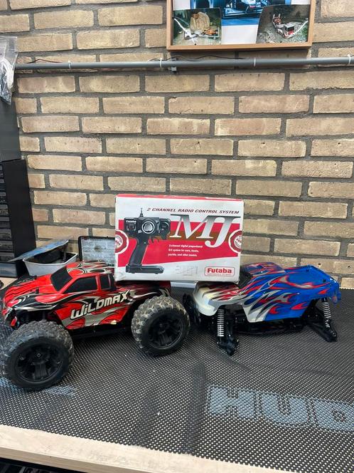 1:10 monsters truck himoto, Hobby en Vrije tijd, Modelbouw | Radiografisch | Auto's, Gebruikt, Elektro, Ophalen of Verzenden