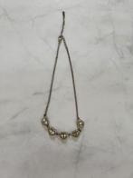 Ketting met hartjes, Overige materialen, Gebruikt, Ophalen of Verzenden, Met strass