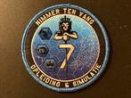 Patch RNLAF MLD 7 SQN Nimmer Ten Vang, Ophalen of Verzenden, Luchtmacht, Nederland, Embleem of Badge