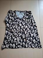 Tuniek - t-shirt lange mouw - maat XL - tricot, Zwart, Maat 46/48 (XL) of groter, Ophalen of Verzenden, Zo goed als nieuw