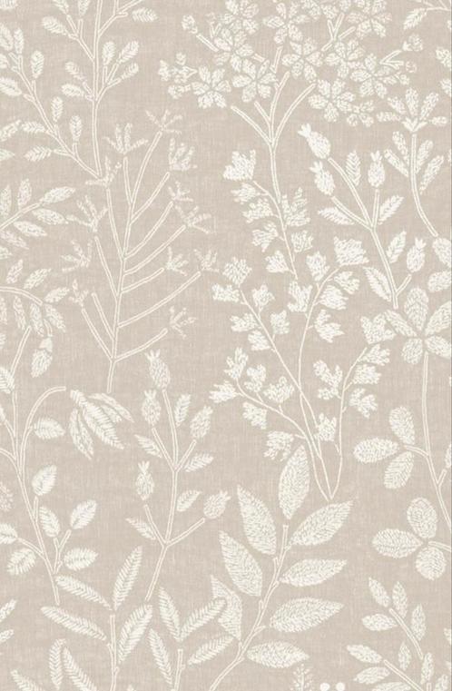 Grandeco Karuna behang bloemetjes 205002 Vliesbehang, Huis en Inrichting, Stoffering | Behang, Beige, minder dan 10 m², Ophalen of Verzenden