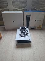 Playstation 5 disk version + doos/toebehoren, Spelcomputers en Games, Games | Sony PlayStation 5, Ophalen, Zo goed als nieuw