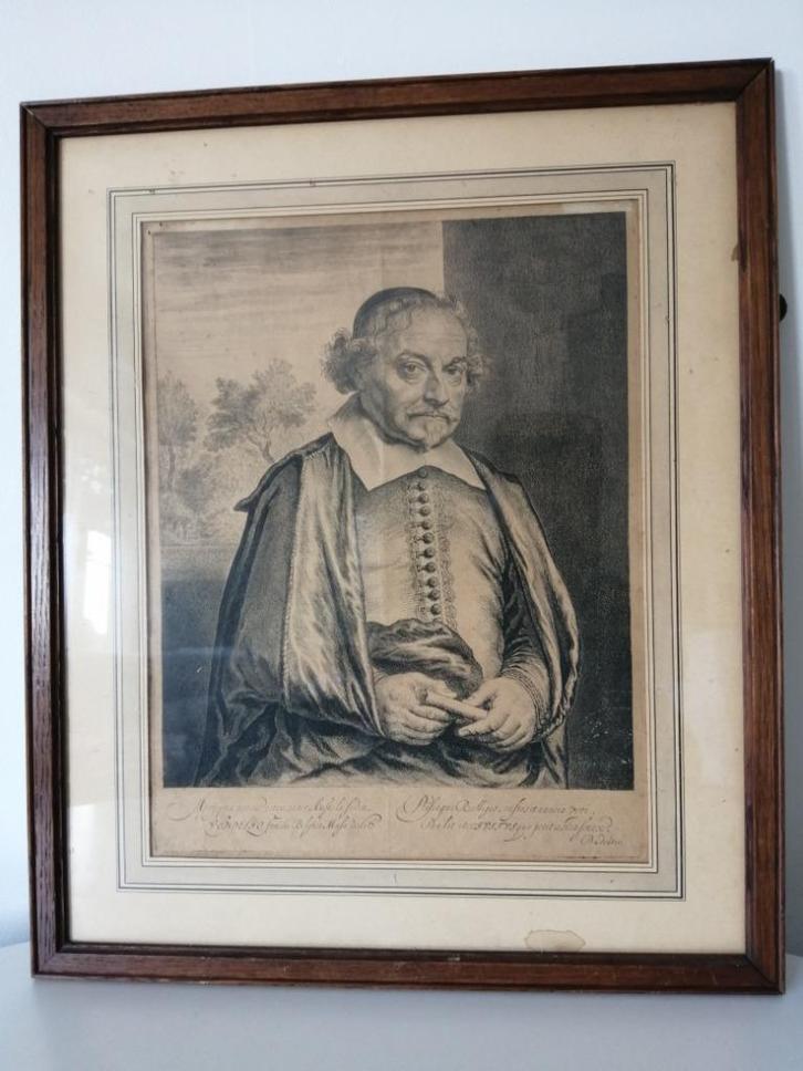 Ets Joost van den Vondel, Jan Lievens, Antiek en Kunst, Kunst | Etsen en Gravures, Ophalen of Verzenden