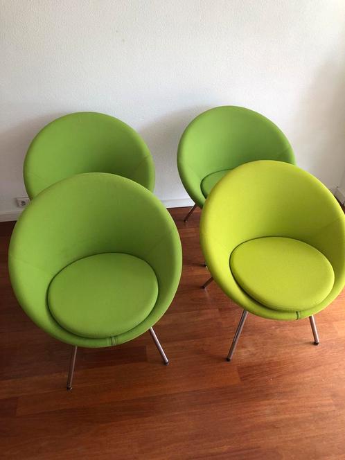 Allermuir conic Artifort design fauteuils, Huis en Inrichting, Fauteuils, Zo goed als nieuw, Metaal, Stof, 50 tot 75 cm, 75 tot 100 cm