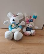 2 diddl knuffels mimihopps konijn muis zwembandje plush, Verzamelen, Diddl, Ophalen of Verzenden, Zo goed als nieuw, Knuffel