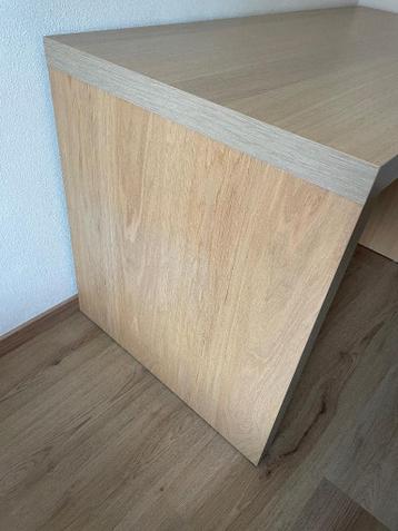 Ikea bureau malm eiken - afbeelding 3