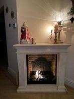 Stenen schouw met bio-ethanol haard – losstaand, Huis en Inrichting, Ophalen, Zo goed als nieuw, Vrijstaande haard, Overige soorten