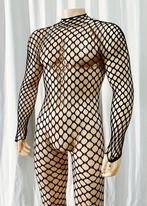 Zwarte Fishnet Bodysuit, Generic, Ophalen of Verzenden, Zwart, Body of Korset