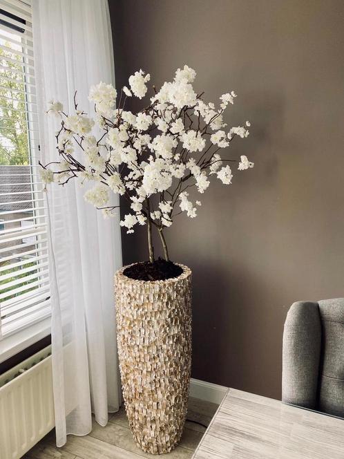 NEW verticaal 90 cm Eric Kuster stijle vaas schelpvaas, Huis en Inrichting, Woonaccessoires | Vazen, Nieuw, Overige kleuren, 75 cm of meer