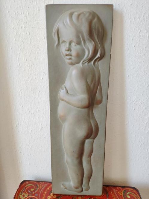 Prachtige oude plaquette in reliëf, van Gebr. Van Paridon,, Antiek en Kunst, Kunst | Beelden en Houtsnijwerken, Verzenden