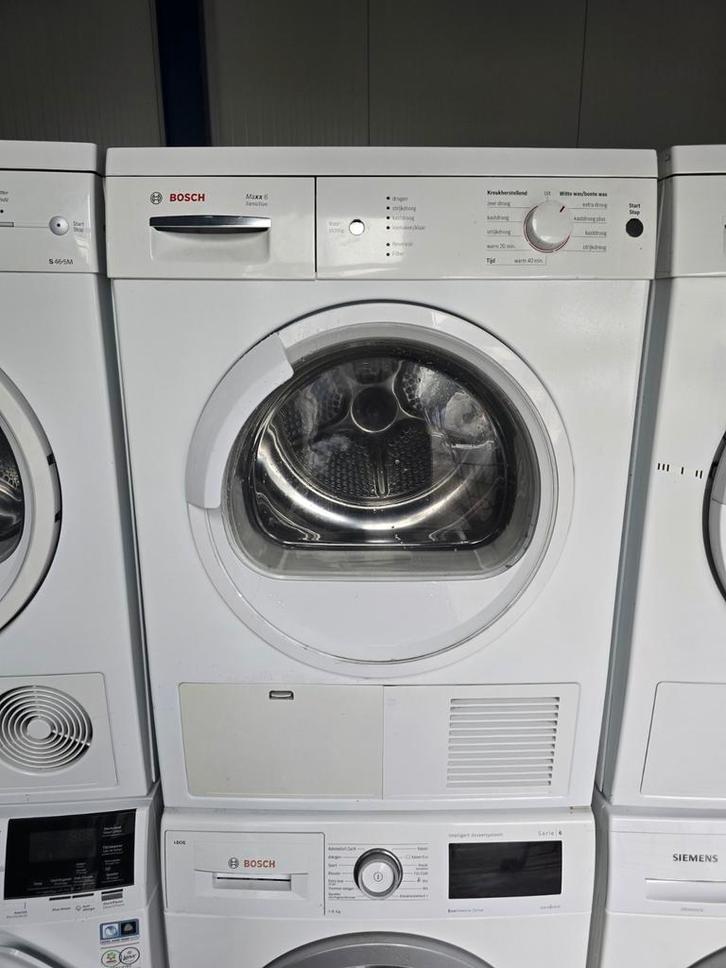 Keurige Bosch Maxx6 condensdroger! 6KG! Garantie! Witgood!✅️, Witgoed en Apparatuur, Wasdrogers, Zo goed als nieuw, Condens, 6 tot 8 kg