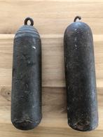 Ijzeren gewichten voor staand horloge/staartklok, Antiek en Kunst, Ophalen