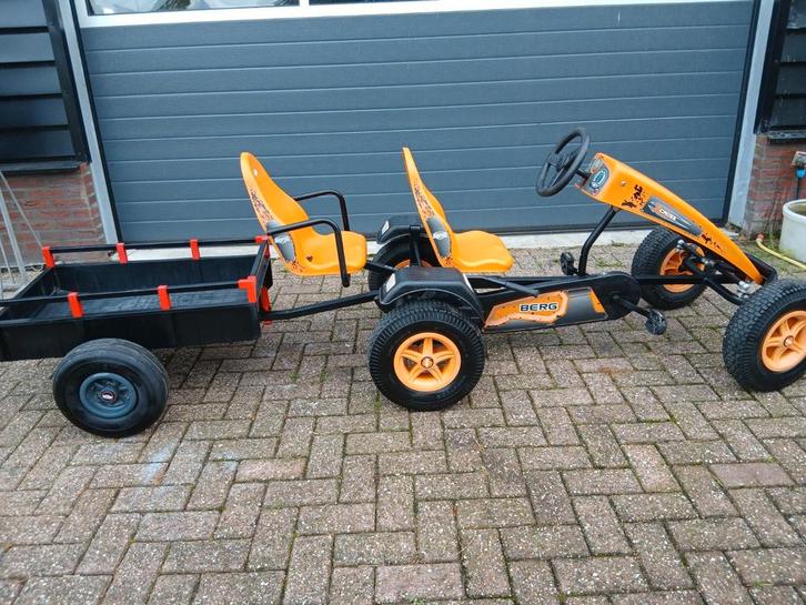 Berg Skelter XL Cross - Topconditie!, Kinderen en Baby's, Speelgoed | Buiten | Skelters, Zo goed als nieuw, Berg, Met kar of aanhanger