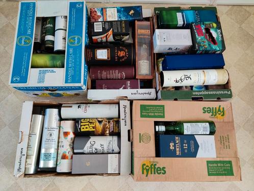 Lege Whisky Flessen + Kokers - Verzameling, Verzamelen, Overige Verzamelen, Gebruikt, Ophalen