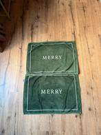 2 groene H&M badmatten 50x70 cm, Binnen, Nylon, Ophalen of Verzenden, Zo goed als nieuw