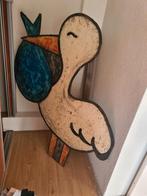 Geboortebord ooievaar GRATIS, Ophalen, Gebruikt