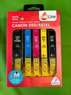 NIEUW! Inkline CANON 550/551XL inktcartridge €4,99, Ophalen of Verzenden, Nieuw, Cartridge