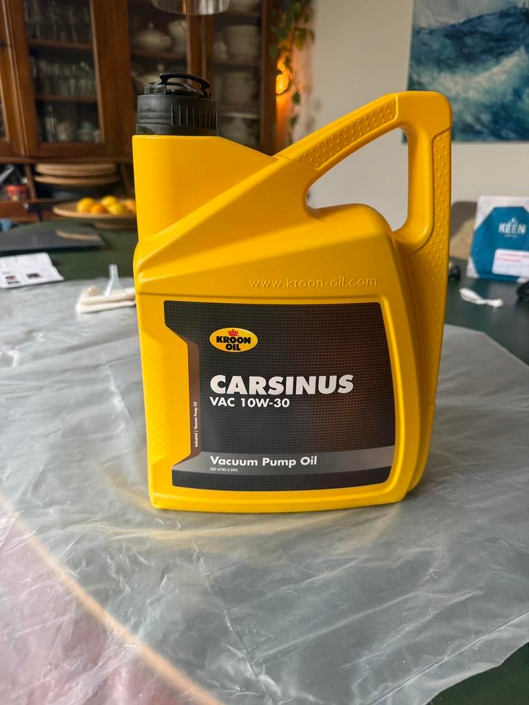 Vacuümpomp olie, Ophalen of Verzenden