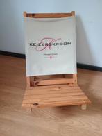 Keizerskroon Strandstoel - Hout & Stof, Hout, Overige kleuren, Vintage, Ophalen of Verzenden