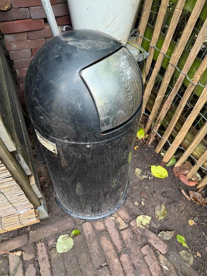 Wesco Prullenbak - Pushboy, Huis en Inrichting, Woonaccessoires | Prullenbakken, Gebruikt, Metaal, 50 tot 75 cm, 40 liter of meer