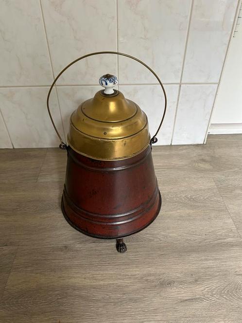 Doofpot antiek met koperen deksel, Antiek en Kunst, Antiek | Koper en Brons, Ophalen