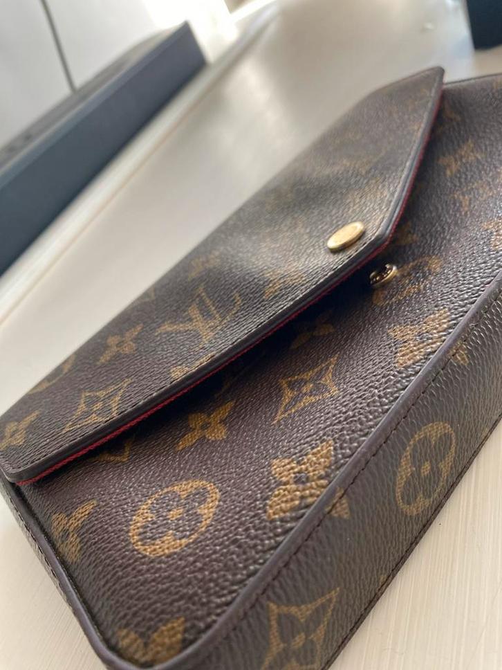 Louis Vuitton Pochette Félicie M81896 Monogram, Sieraden, Tassen en Uiterlijk, Tassen | Damestassen, Zo goed als nieuw, Avondtasje