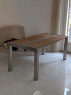 prachtige eettafel met mooie materialen., Huis en Inrichting, Ophalen, Gebruikt, Metaal, 150 tot 200 cm