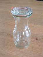 kleine weckfles, Ophalen of Verzenden, Zo goed als nieuw, Glas, Pot, Bus of Blik