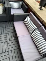 Balkon set incl kussens, Ophalen, Gebruikt, Kunststof