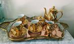 22 Karaats Verguld Mokkaservies St Gilda Australië 1950, Antiek en Kunst, Ophalen of Verzenden