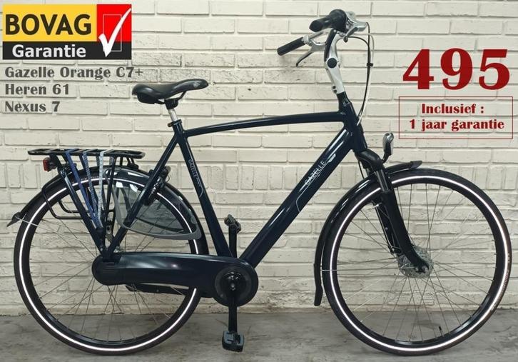 ZGAN !! Gazelle Orange C7 (H61) Nex-7 Incl. 1 jr garantie, Fietsen en Brommers, Fietsen | Heren | Herenfietsen, Zo goed als nieuw