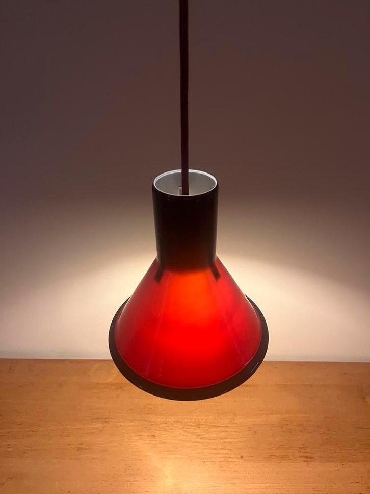 Vintage Holmegaard P&T pendel - Michael Bang - Deense lamp, Huis en Inrichting, Lampen | Hanglampen, Zo goed als nieuw, Minder dan 50 cm