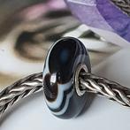 Trollbeads Streep Agaat, Sieraden, Tassen en Uiterlijk, Bedels, Nieuw, Edelsteen, 1 bedel, Ophalen of Verzenden