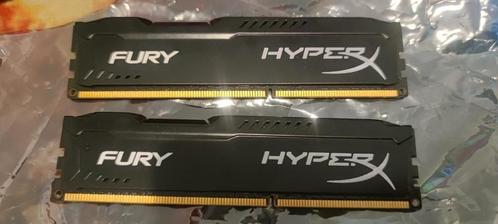Fury Hyper X 8GB DDR3 1600Mhz (2x4GB), Computers en Software, RAM geheugen, Gebruikt, Desktop, 8 GB, DDR3, Ophalen