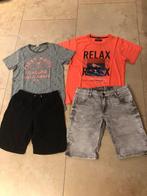 Zomerse kledingset maat 164 - 2 korte broeken en 2 t-shirts, Ophalen, Gebruikt, Setje, Jongen