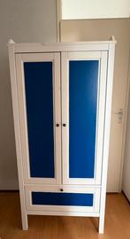 IKEA SUNDVIK Kledingkast, 80x50x171 cm blauw wit, Kinderen en Baby's, Kinderkamer | Commodes en Kasten, Ophalen, Zo goed als nieuw