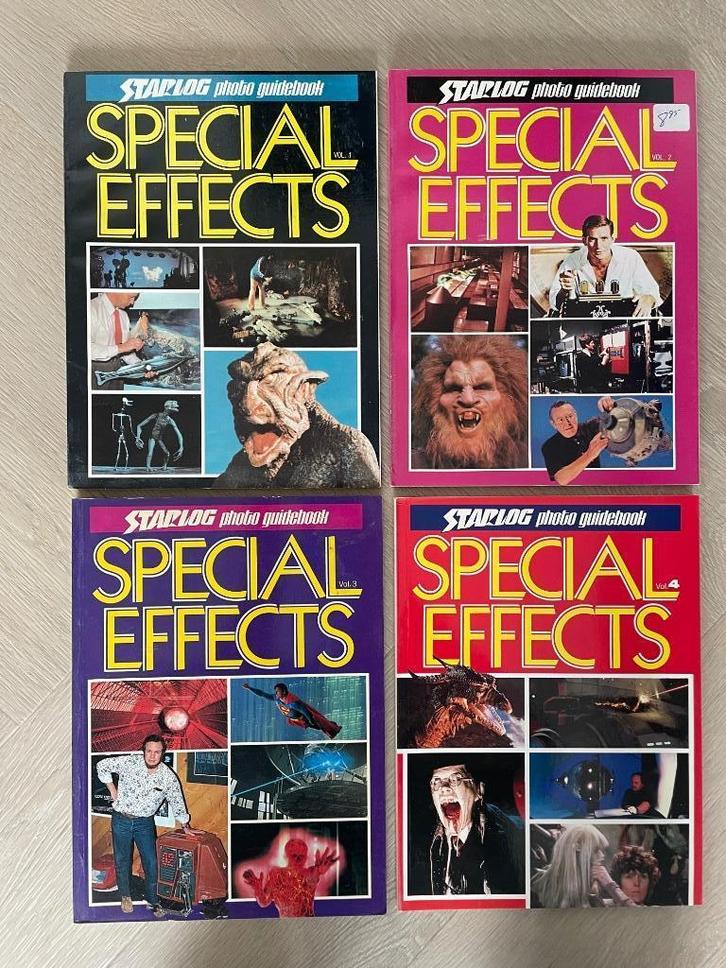 Starlog Photo Guidebook: special effects 1-4 - complete set, Boeken, Film, Tv en Media, Gelezen, Filmspecifiek, Ophalen of Verzenden