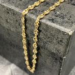 14k gouden ketting koffieboon schakel, Sieraden, Tassen en Uiterlijk, Kettingen, Ophalen of Verzenden, Nieuw, Goud