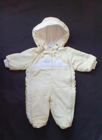 Babypak met capuchon geel-wit maat 62 beschikbaar voor biedingen