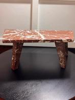 Brutalistische jaren 70 italiaanse kleine bijzettafel marmer, Huis en Inrichting, Tafels | Bijzettafels, |, Ophalen of Verzenden