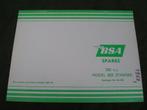 BSA B25 250cc Starfire 1968 motorcycle parts list, Motoren, Ophalen of Verzenden, Overige merken