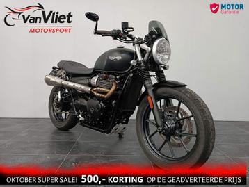 Prachtige Triumph Street Twin 900 + Opties bonneville beschikbaar voor biedingen
